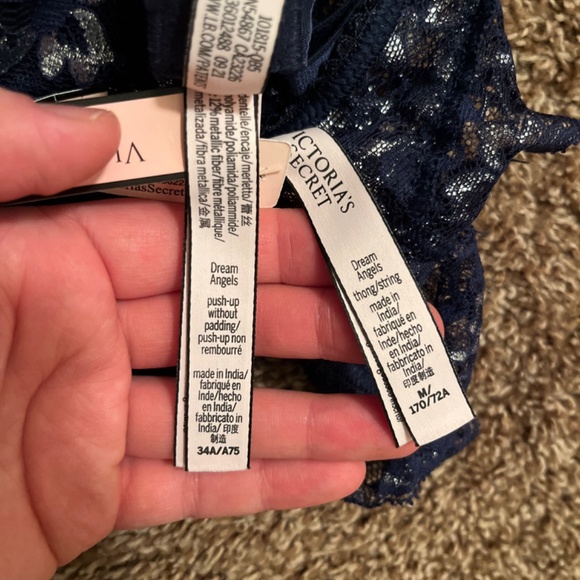 NWT Victoria’s Secret panty and bra matching set VS - Picture 7 of 9